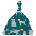 KK Knot Hat Cedar Santa Dogs (NB-3months)