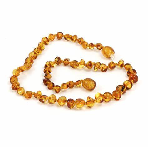 Momma Goose Baltic Amber Baby Necklace #1003