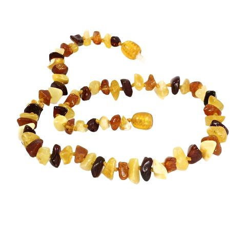 Momma Goose Baltic Amber Baby Necklace # 1024