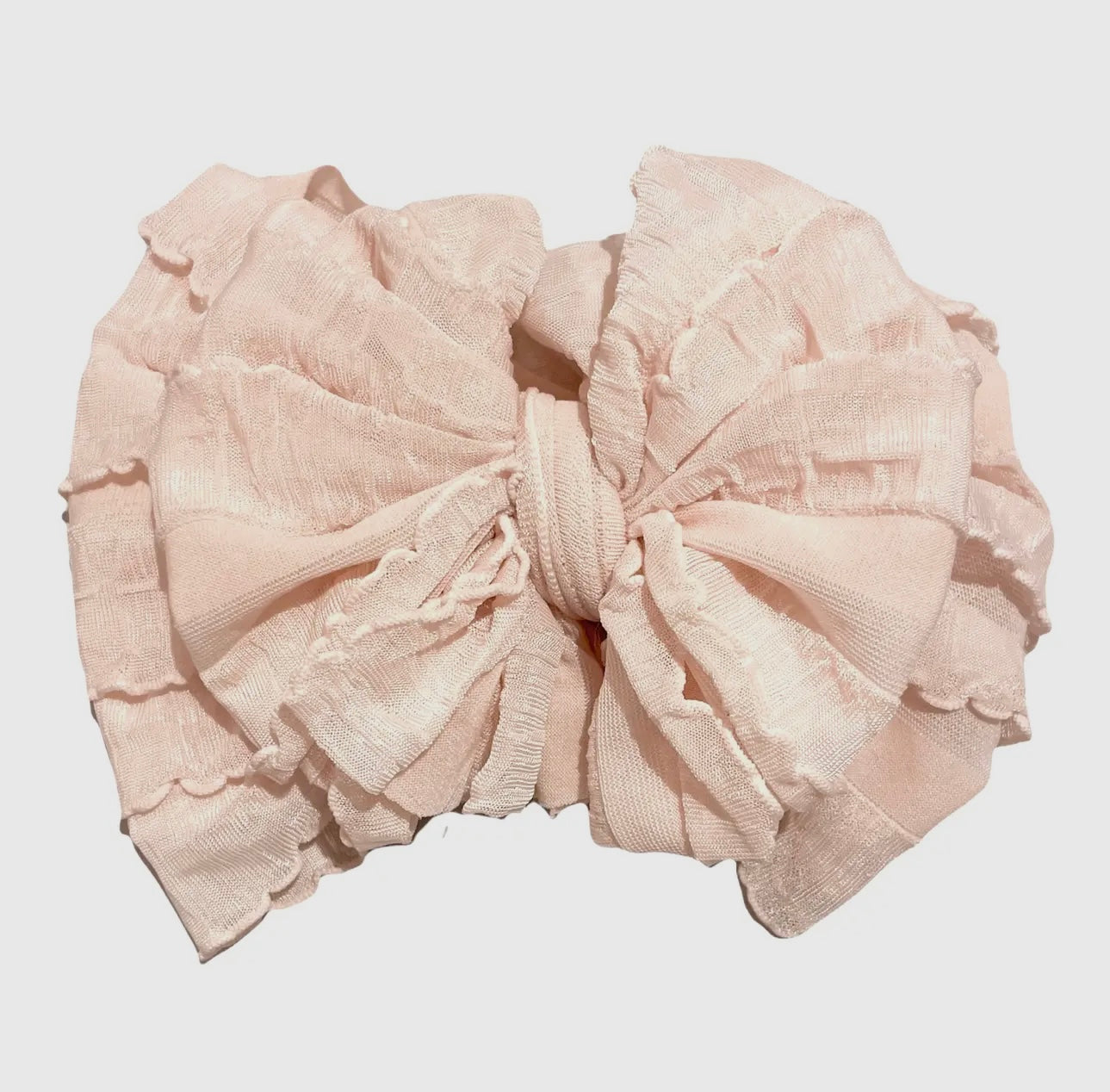 In Awe Ruffle Headband Peachy Keen