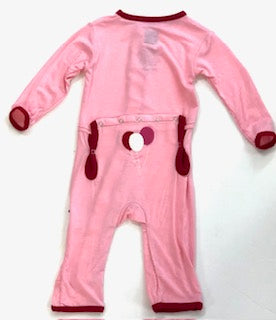 Kickee Pants Girl Coverall w/Snaps Applique Lotus Balloon