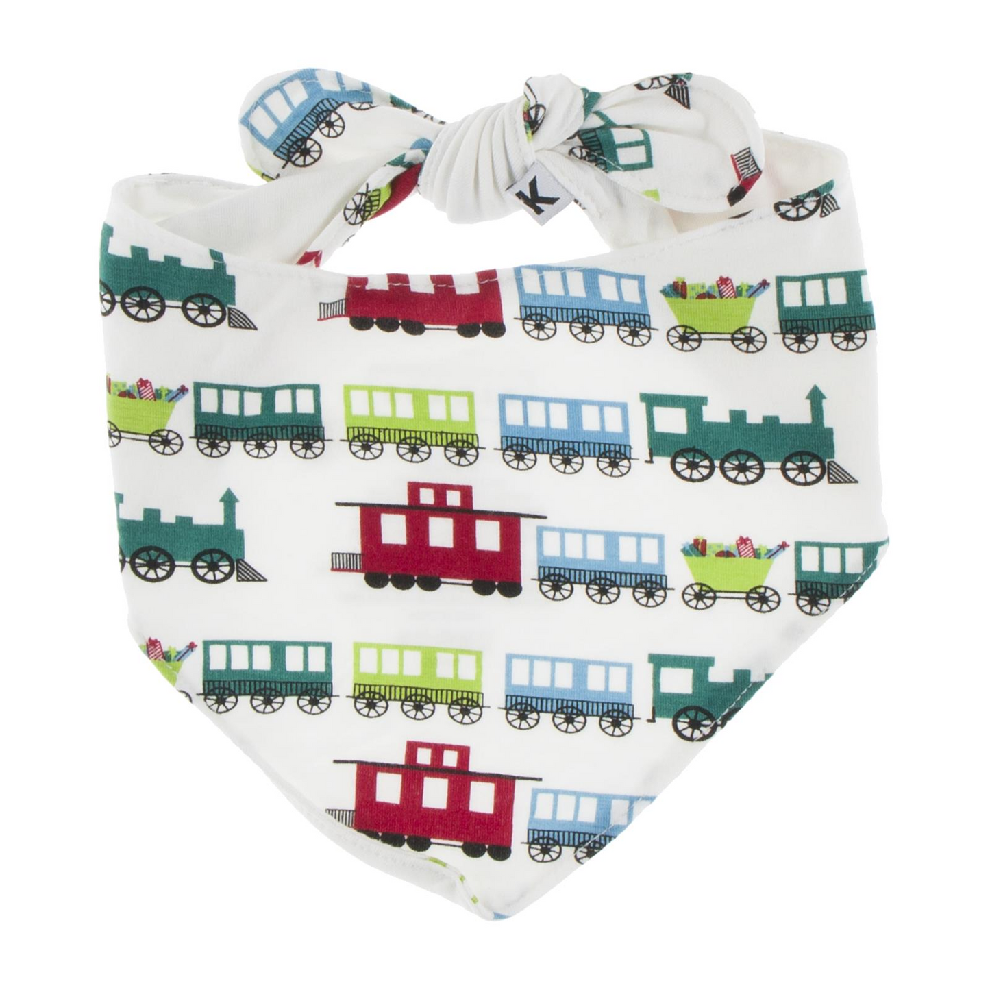 Kickee Pants Dog Bandana natural Toy Train