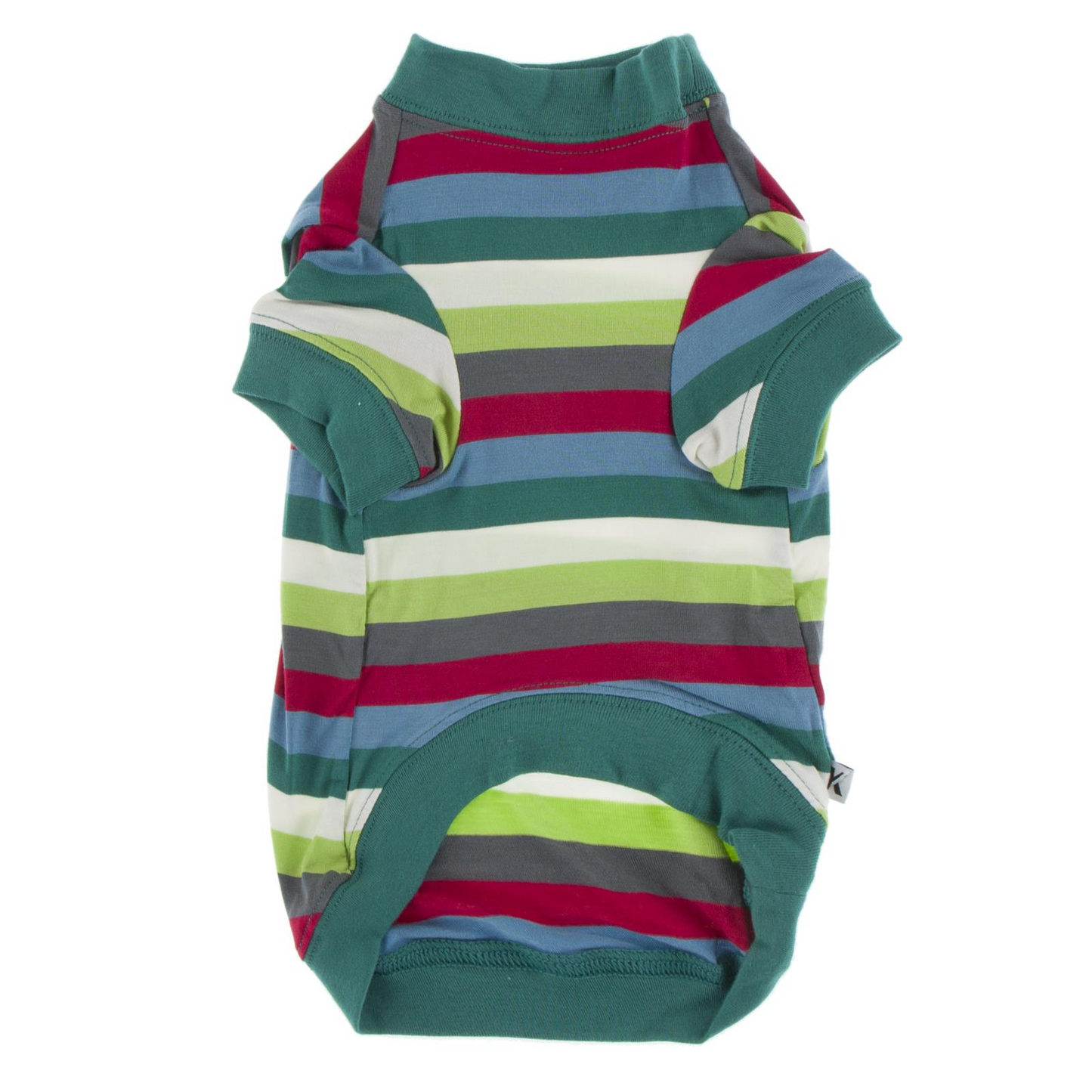 Kickee Pants Dog Tee 2020 Multi Stripe