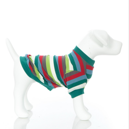 Kickee Pants Dog Tee 2020 Multi Stripe