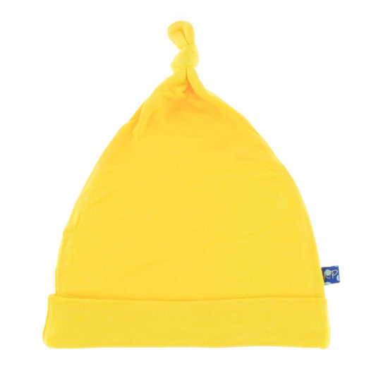 Kickee Pants Knot Hat Lemon