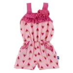 Kickee Pants Girl Romper Lotus Watermelon