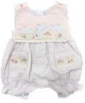 Cotton Kids Bunny Collar Romper Ck3520