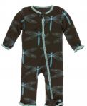 Kickee Pants Girl Ruffle Coverall w/Zipper Giant Dragonfly