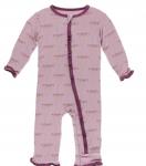 Kickee Pants Girl Ruffle Coverall w/Zipper Cooksonia