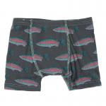 Kickee Pants Boy Boxer Brief Stone Rainbow Trout