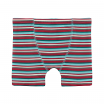 Kickee Pants Boy Boxer Brief Christmas Stripe