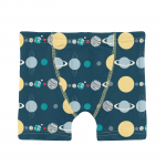 Kickee Pants Boy Boxer Brief Peacock Planets