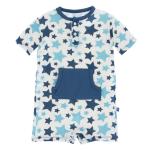 Kickee Pants Kangaroo Romper Confetti Star