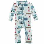 Kickee Pants Boy Coverall w/ Zipper Fresh Air Camping