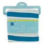 Kickee Pants Crib Sheet Seaside Cafe Stripe