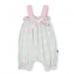 Kickee Pants Gathered Romper w/Bow Aloe Sunshine