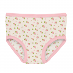 Kickee Pants Girl Underwear Print Natural Buds