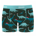 Kickee Pants Men Boxer Brief Santa Dinos