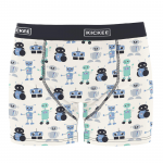 Kickee Pants Men Boxer Brief Natural Robots