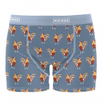 Kickee Pants Men Boxer Brief Parisian Rooster