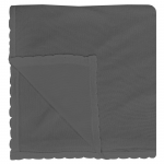 Kickee Pants Toddler Blanket Knitted Solid Pewter