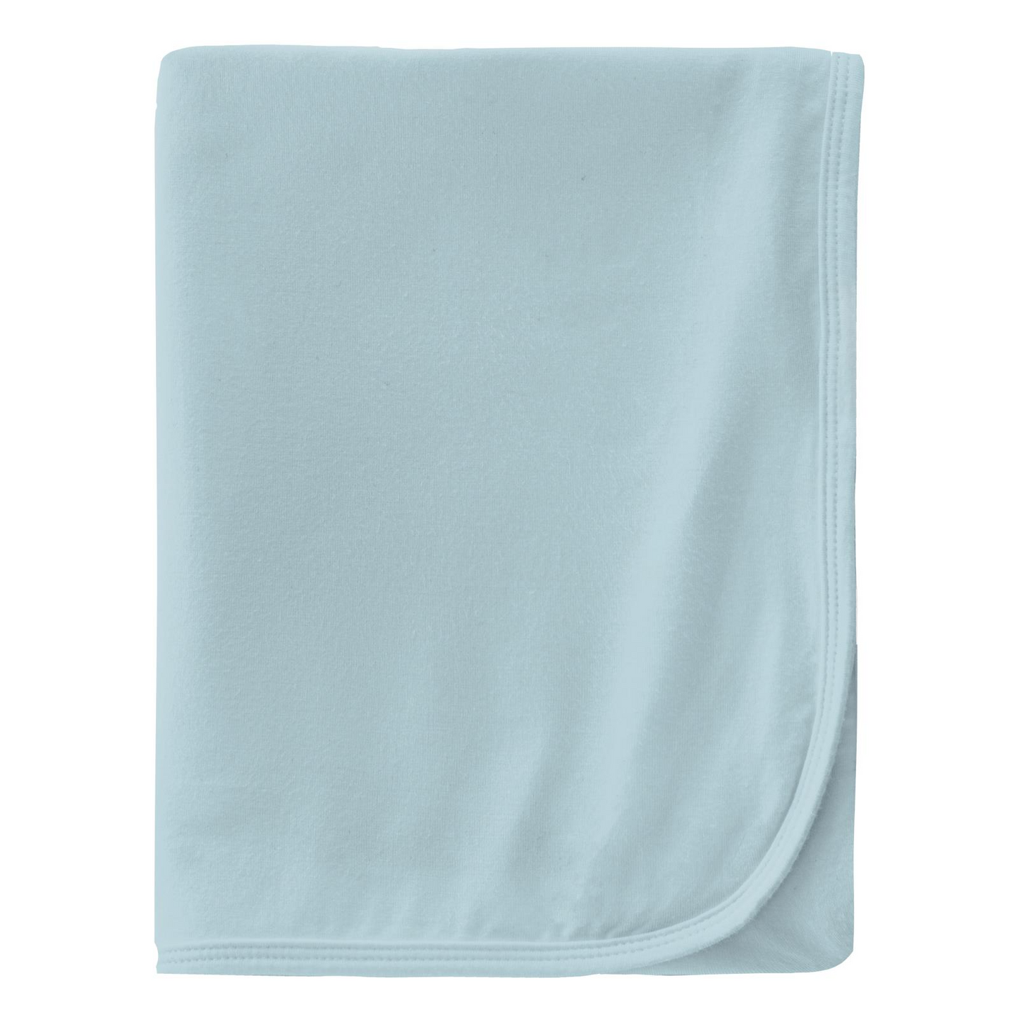 Kickee Pants Swaddle Blanket Solid Spring Sky