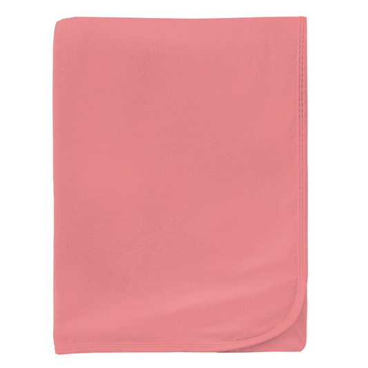 Kickee Pants Swaddle Blanket Solid  Strawberry