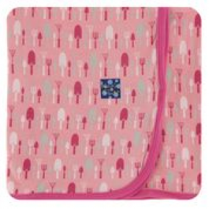 Kickee Pants Swaddle Blanket Strawberry Garden Tools