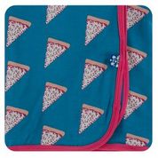 Kickee Pants Swaddle Blanket Seaport Pizza Slices