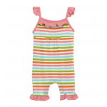 Kickee Pants Wing Romper Beach Day Stripe