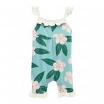 Kickee Pants Wing Romper Summer Sky Plumeria