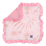 Kickee Pants Lovey Ruffle Natural Sea Garden