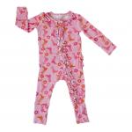 Rockin Royalty Girl Ruffle Coverall/Footie w/2way Zipper Annie