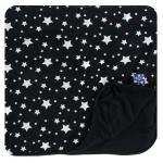 Kickee Pants Stroller Blanket Silver Stars