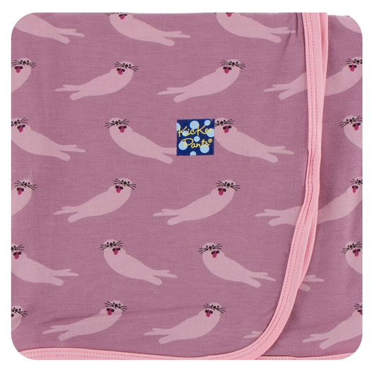 Kickee Pants Swaddle Blanket Pegasus Sea Otter