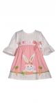 Bonnie Jean Easter Rabbit Dress R2-11019 Pink