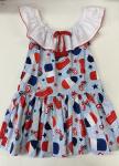 Bonnie Jean Nautical Popsicle dress 3736