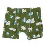 Boys Boxer Brief Moss Puppies and Presents