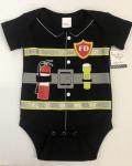 Ellie Jackson Diaper Shirt Fireman black RN 112710