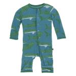 Infant Coveral w/snaps Seagrass Whale Shark
