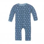 Infant Coveral w/snaps Twilight Tiny Whale