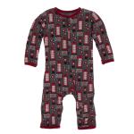 Infant Coveral W/Zip Life About Town