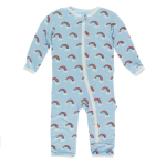 Infant Coveral w/zipper Pond Rainbow