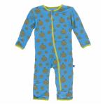 Infant Coverall w/zip River Hay Bales