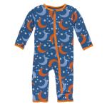Infant Coverall w/zipper Twilight Moon and Stars