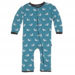 Infant Fitted Coveral W/Snaps Bay Sandpiper