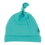 Infant Solid Knot Hat NB-3 months Neptune