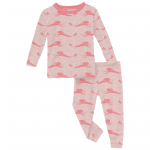 KK L/S Pajama Baby Rose Mermaid