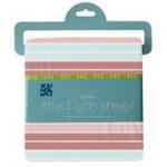 KK Print Fitted Crib Sheets Active Stripe