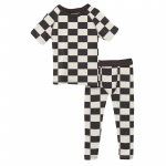KK S/S Sport Pajama Set Checkered Flag